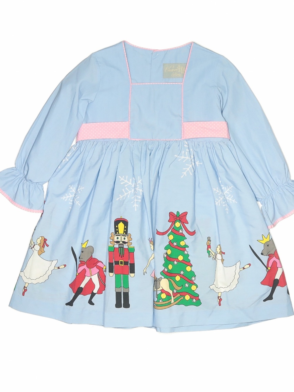 Eleanor Rose Blue Nutcracker Holiday Dress SZ 5/6